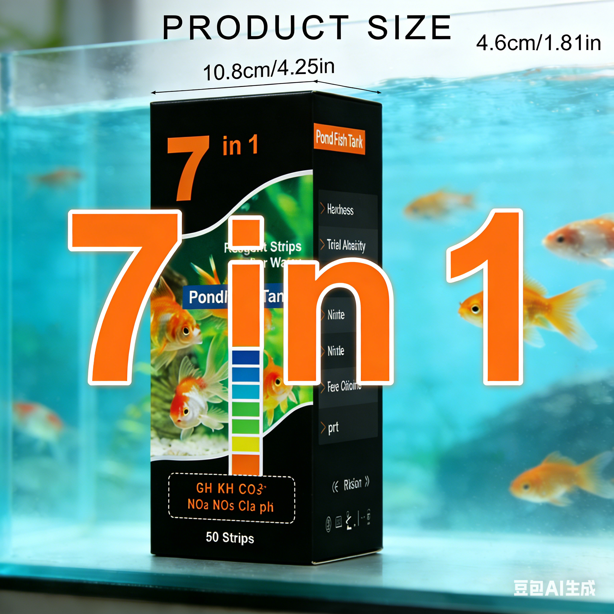 Marine Aquarium Water Testing - New 7 in 1 Aquarium Swimming