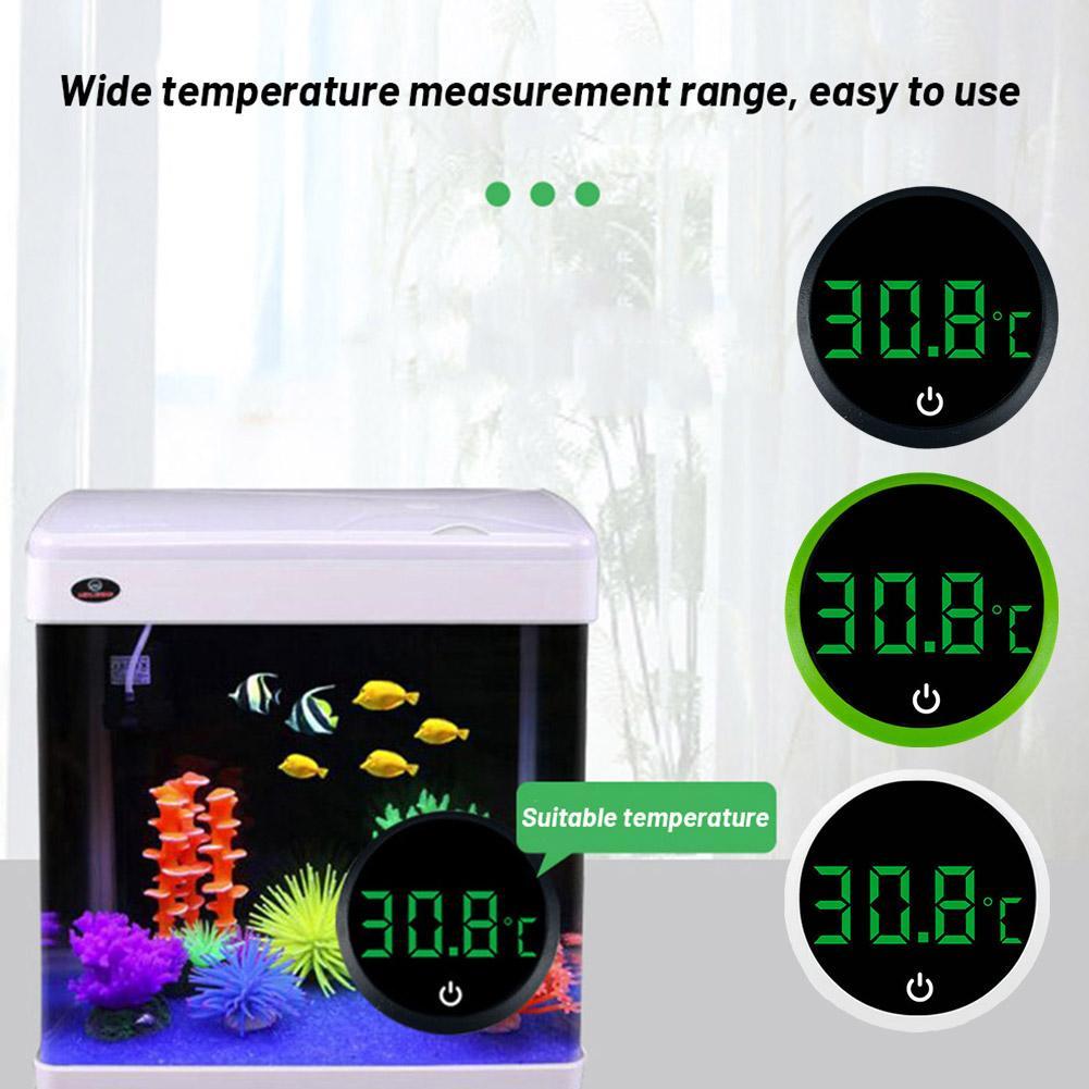 Marine Aquarium Hydrometer - Cordless Digital Aquarium Thermometer LED Display