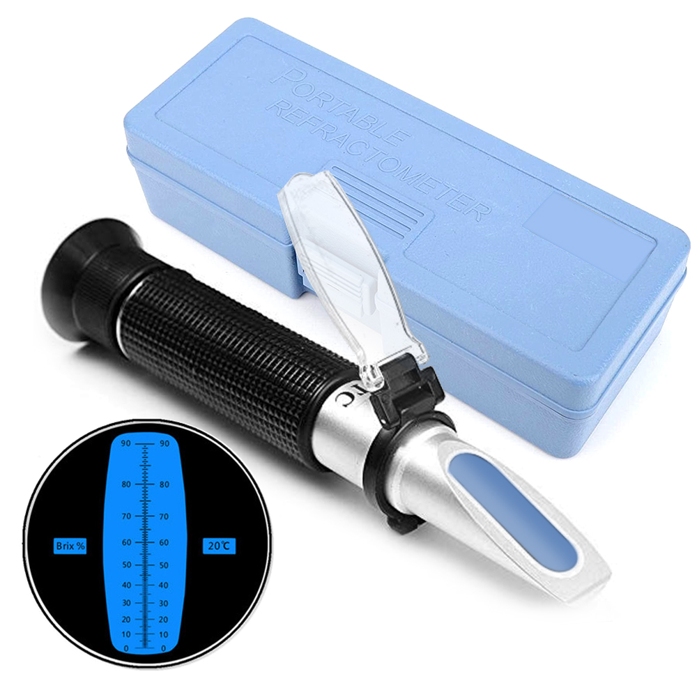 Marine Aquarium Refractometer - 0-90% Brix Refractometer Handheld Sugar Content