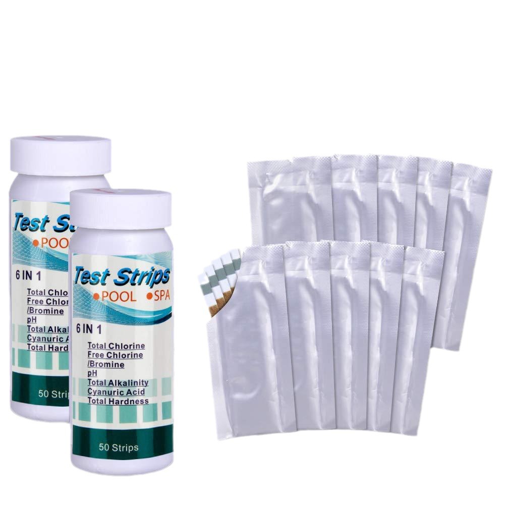 6 in 1 Pool Water Test Strips, - Marine Aquarium Water Testing avaliação e preço