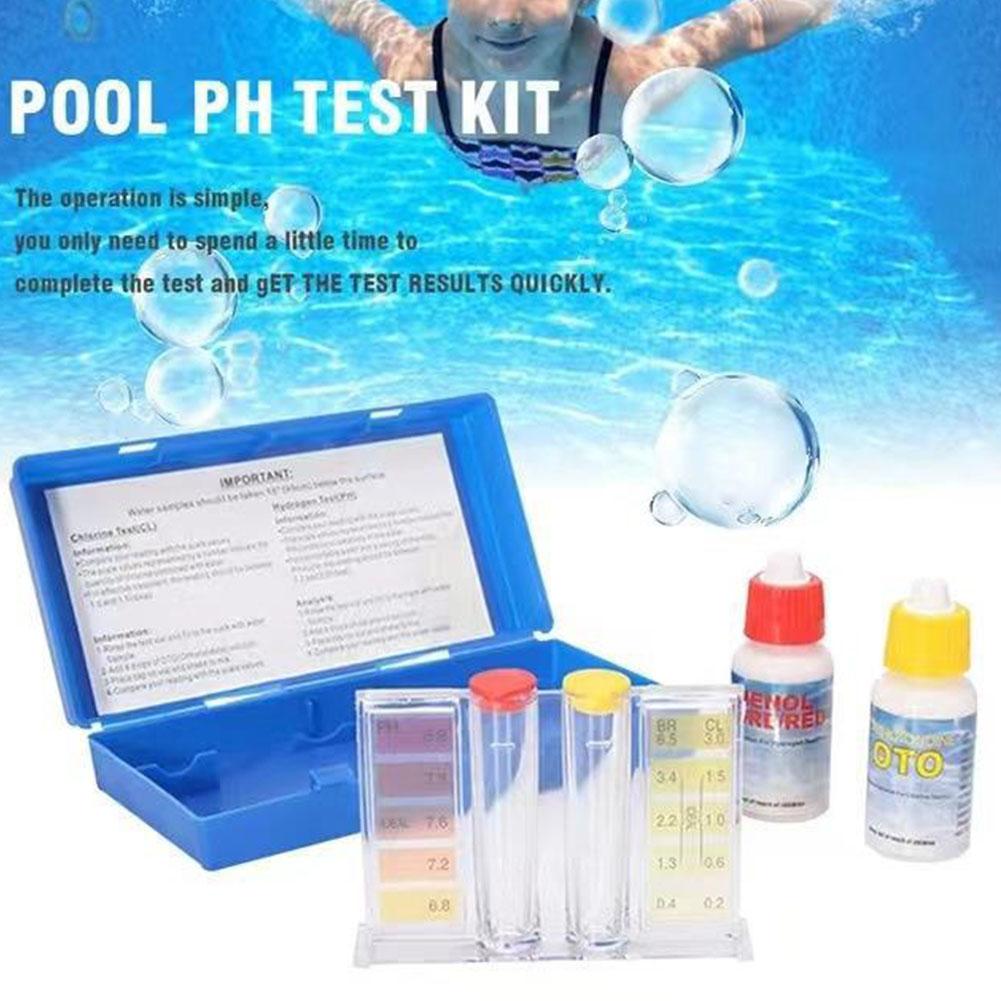 PH Chlorine Water Test Kit Tes - Marine Aquarium Water Testing avaliação e preço