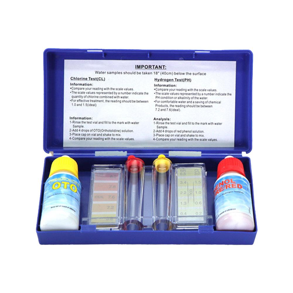 PH Chlorine Water Test Kit Tes - Marine Aquarium Water Testing avaliação e preço