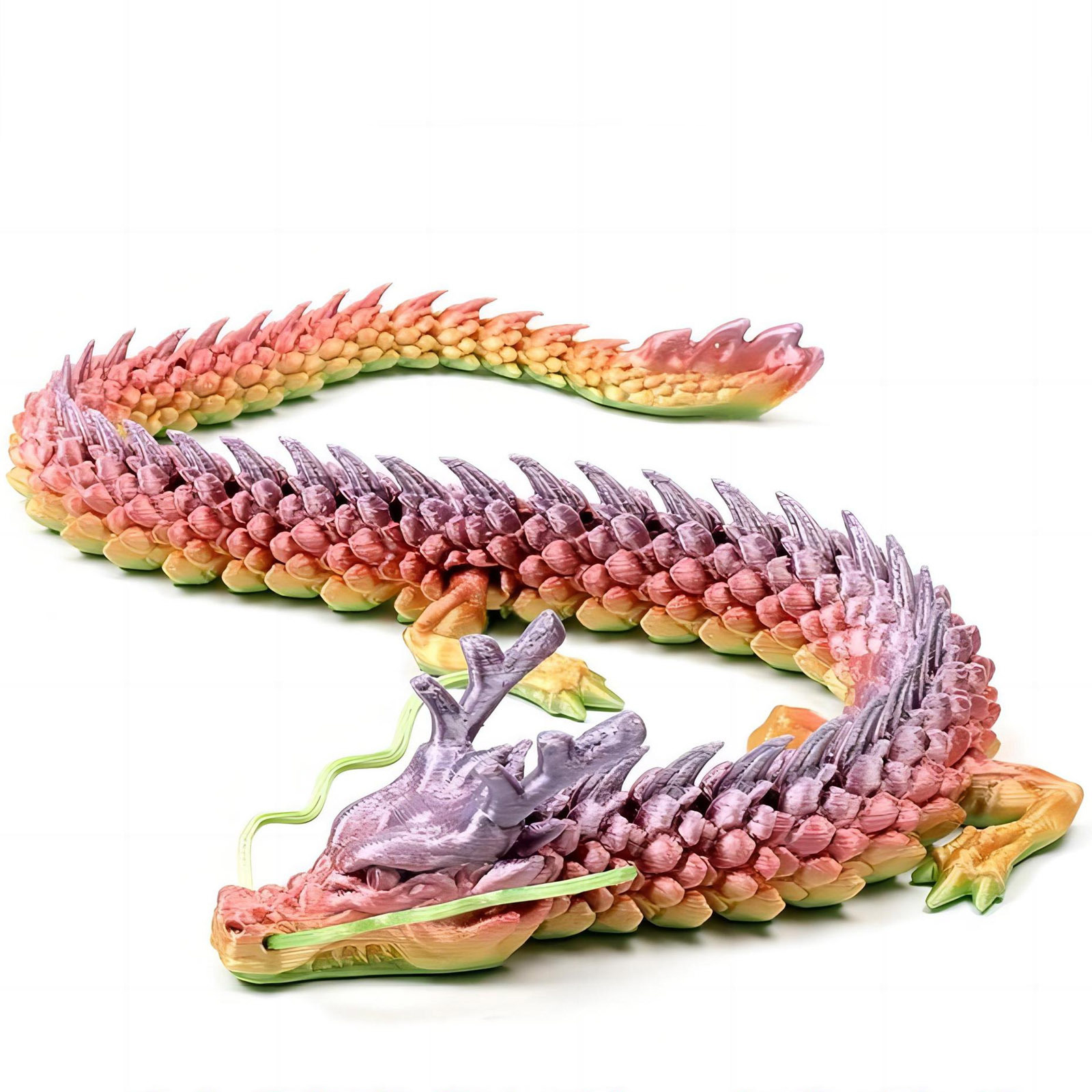 3D Printed Conjoined Dragon Or - Aquarium Marine Plants avaliação e preço