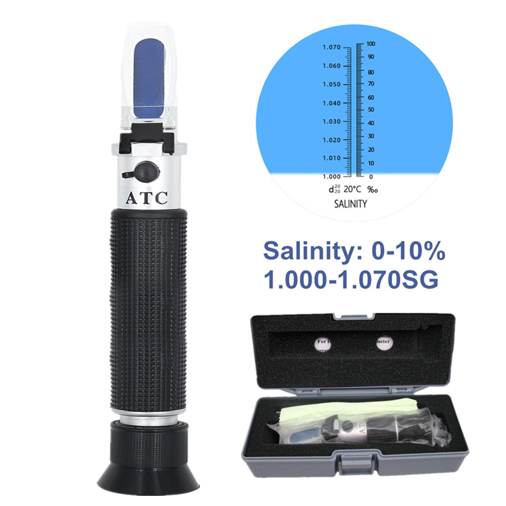 Handheld Salinity Refractomete - Marine Aquarium Refractometer avaliação e preço