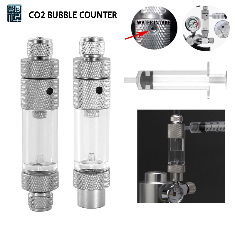 Aquarium CO2 bubble meter Wate - Marine Aquarium Hydrometer avaliação e preço