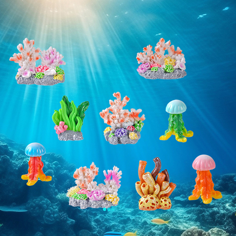 Mini Resin Fish Tank Accessori - Aquarium Marine Rock avaliação e preço