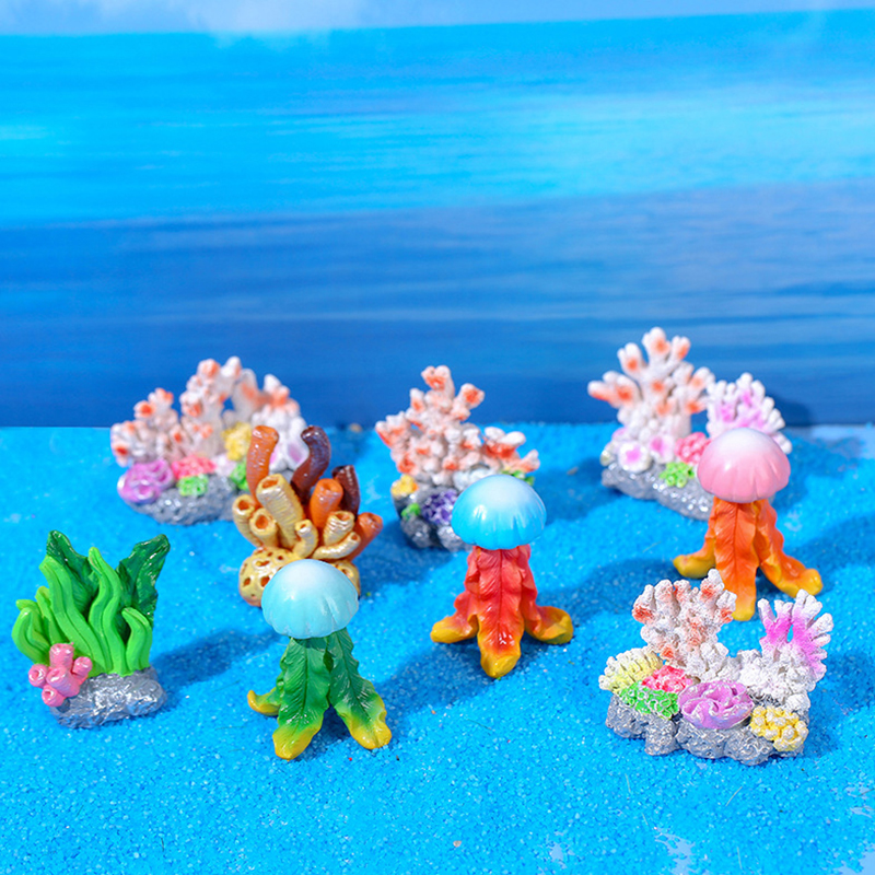 Mini Resin Fish Tank Accessori - Aquarium Marine Rock avaliação e preço