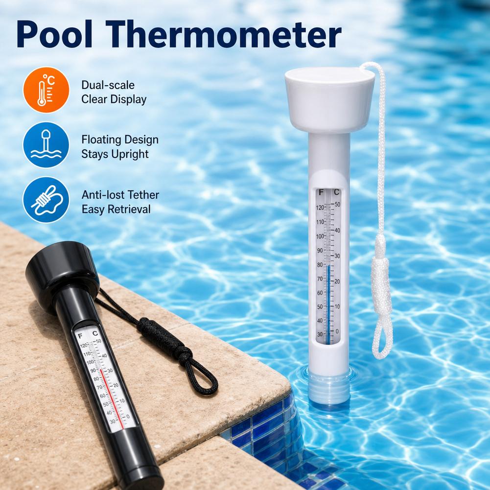 Floating Pool Thermometer With - Marine Aquarium Hydrometer avaliação e preço
