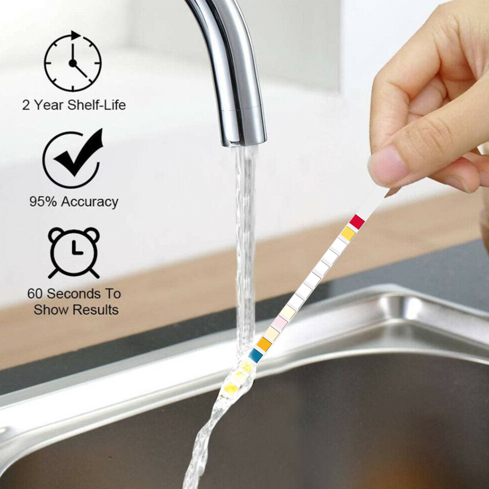 Yieryi 16 in 1 Water Test Stri - Marine Aquarium Water Testing avaliação e preço