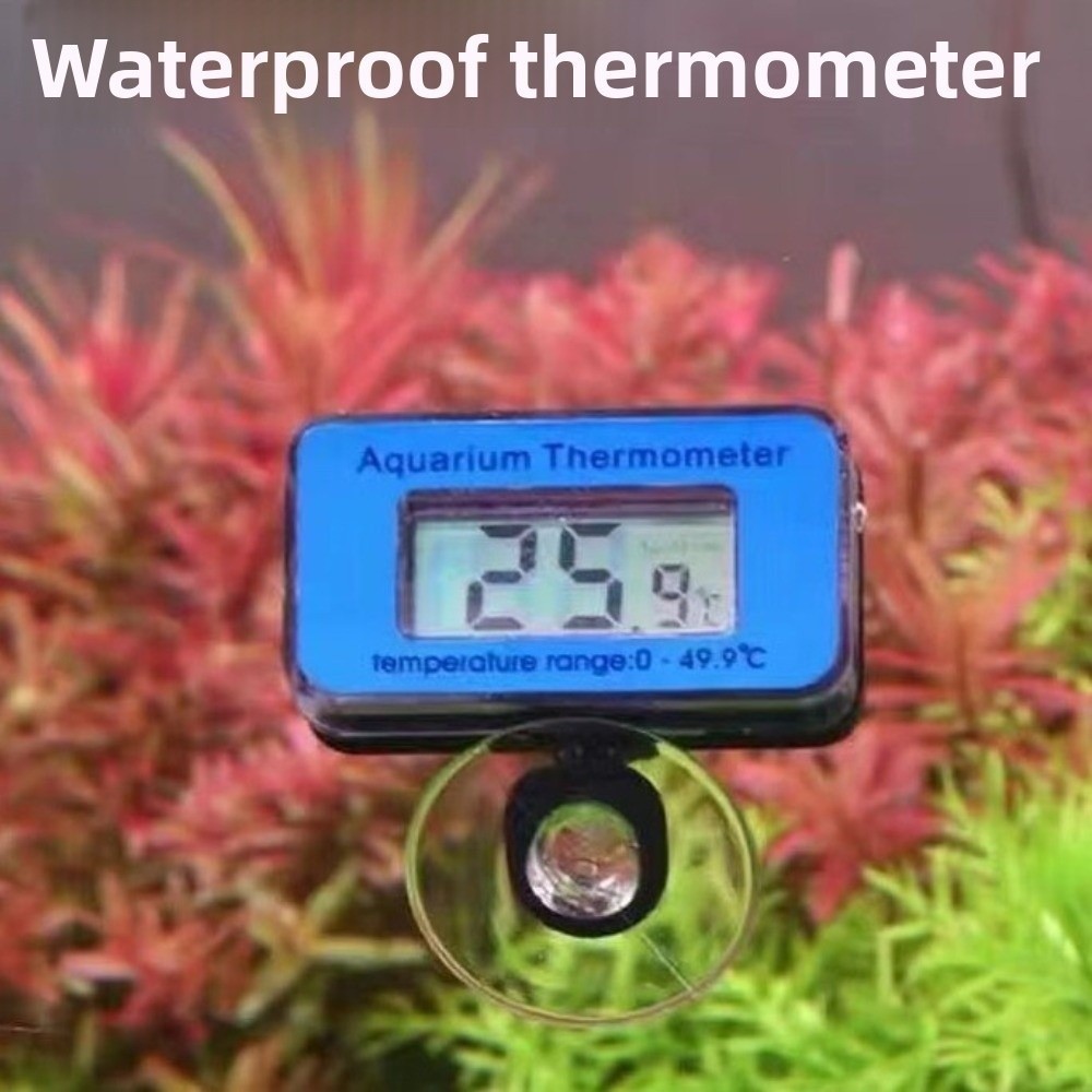 Waterproof Digital Fish Tank T - Marine Aquarium Hydrometer avaliação e preço
