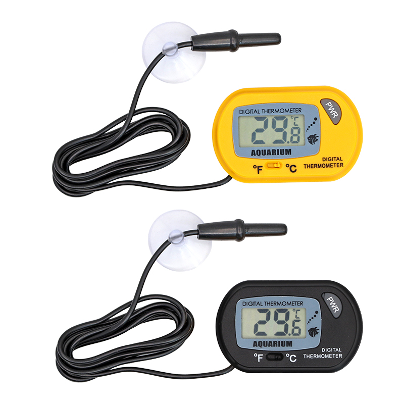 Fish Tank Thermometer LCD Digi - Marine Aquarium Hydrometer avaliação e preço
