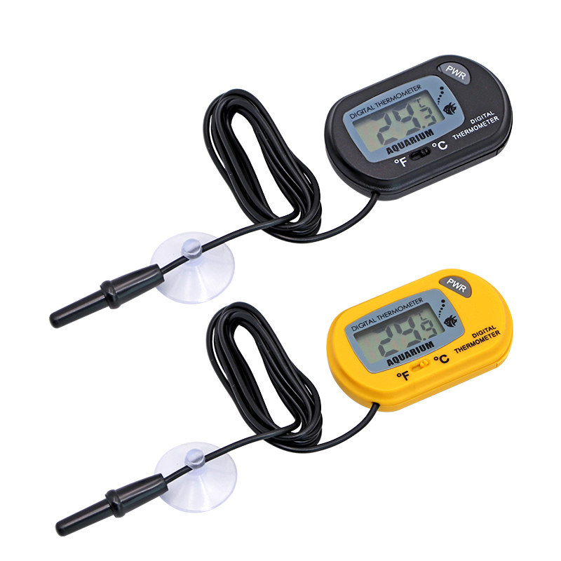 Fish Tank Thermometer LCD Digi - Marine Aquarium Hydrometer avaliação e preço