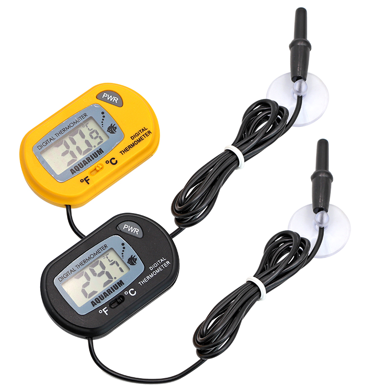 Fish Tank Thermometer LCD Digi - Marine Aquarium Hydrometer avaliação e preço