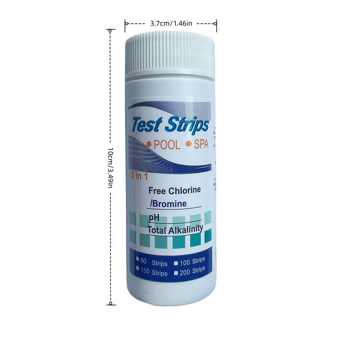 Chlorine PH Test Strips SPA Sw - Marine Aquarium Water Testing avaliação e preço