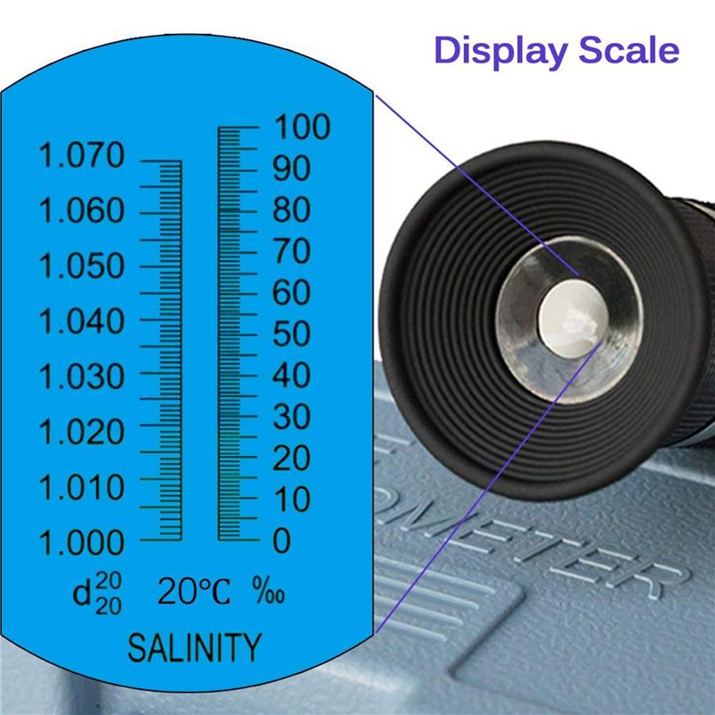 2X Salinity Refractometer For  - Marine Aquarium Refractometer avaliação e preço