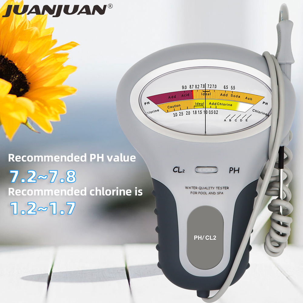 2 in 1 PH Chlorine Meter Chlor - Marine Aquarium Water Testing avaliação e preço