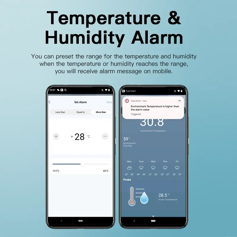 Tuya WiFi Temperature Humidity - Aquarium Marine Plants avaliação e preço