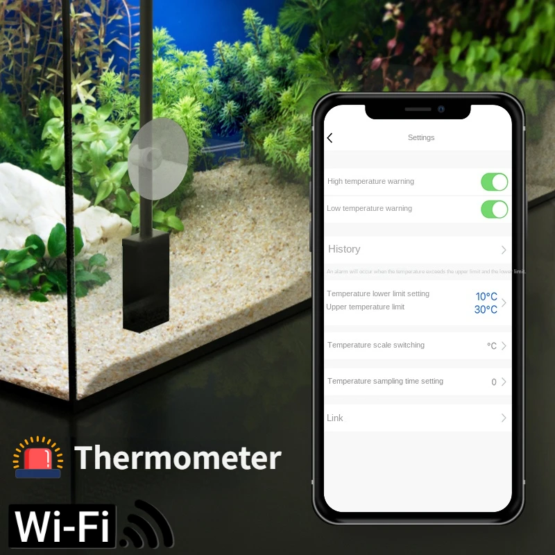 Intelligent fish tank WIFI hig - Marine Aquarium Hydrometer avaliação e preço