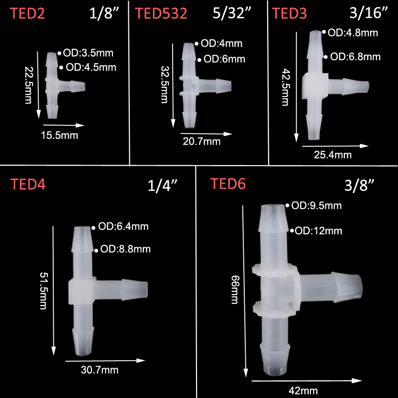 5pcs PVDF T fitting ozone resi - Marine Aquarium Ozone Generator avaliação e preço