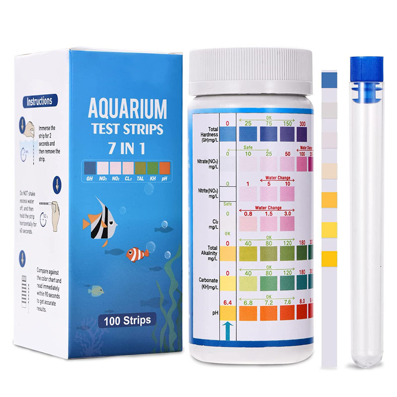 7-IN-1 Aquarium Test Strips 10 - Marine Aquarium Refractometer avaliação e preço
