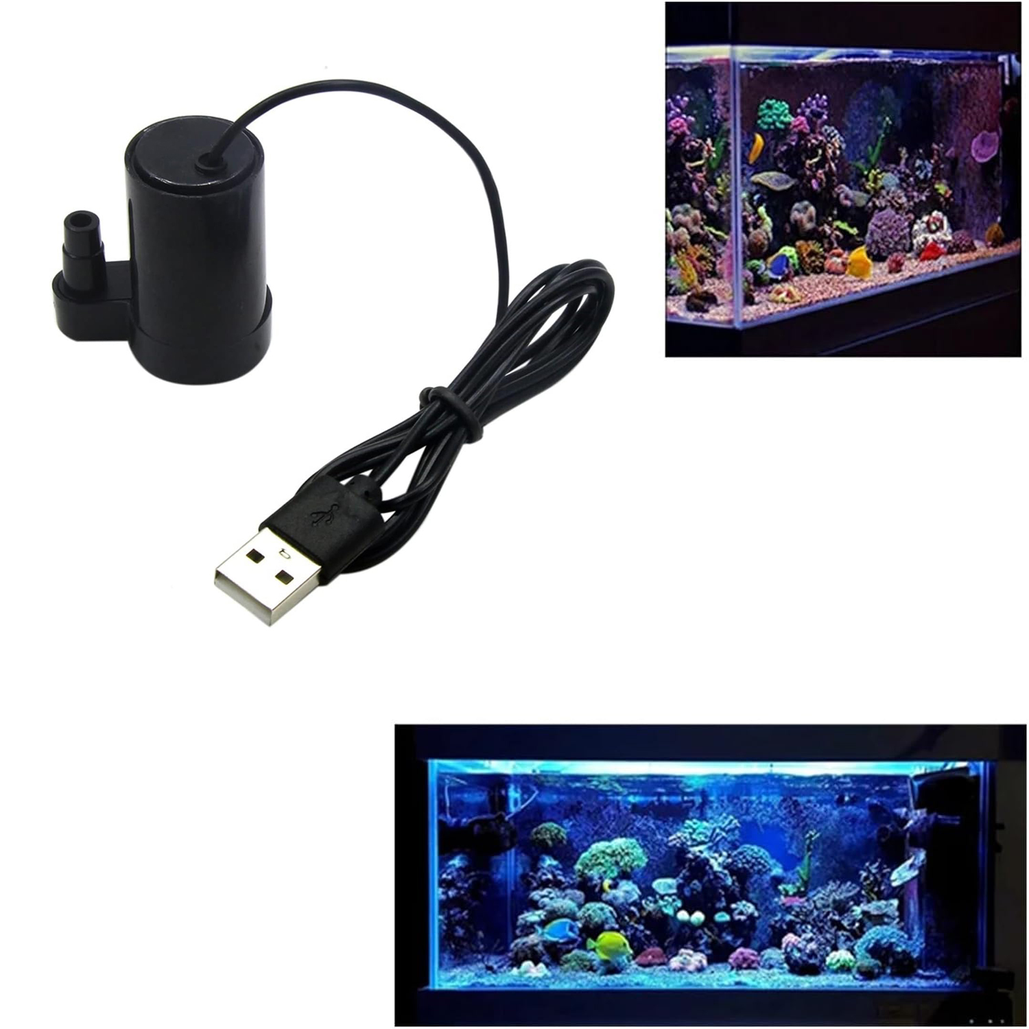 1/2pc DC 3-5V USB Micro Submer - Marine Aquarium Hydrometer avaliação e preço