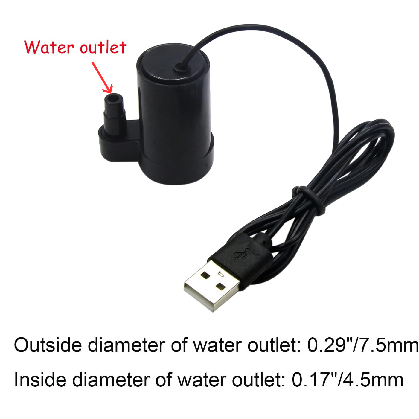 1/2pc DC 3-5V USB Micro Submer - Marine Aquarium Hydrometer avaliação e preço