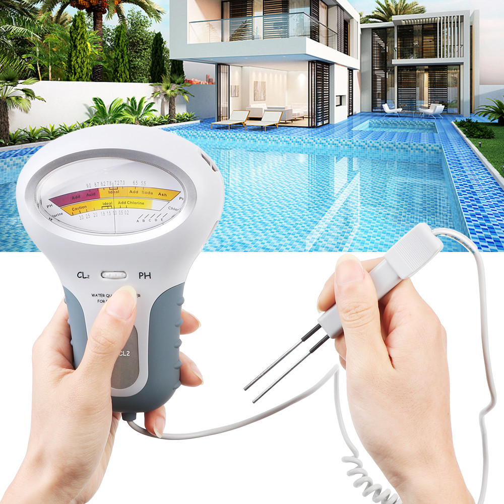 2 in 1 PH Chlorine Meter Teste - Marine Aquarium Water Testing avaliação e preço