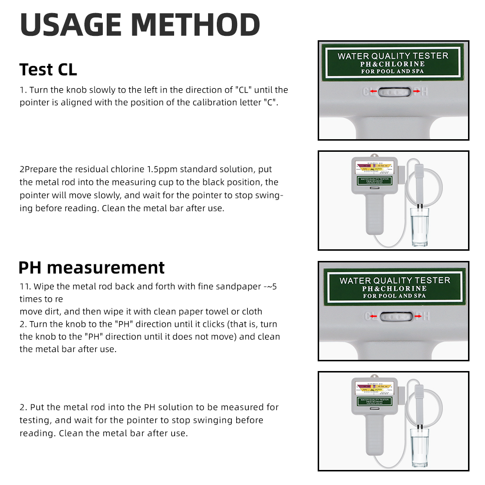 2 in 1 PH Chlorine Meter Teste - Marine Aquarium Water Testing avaliação e preço
