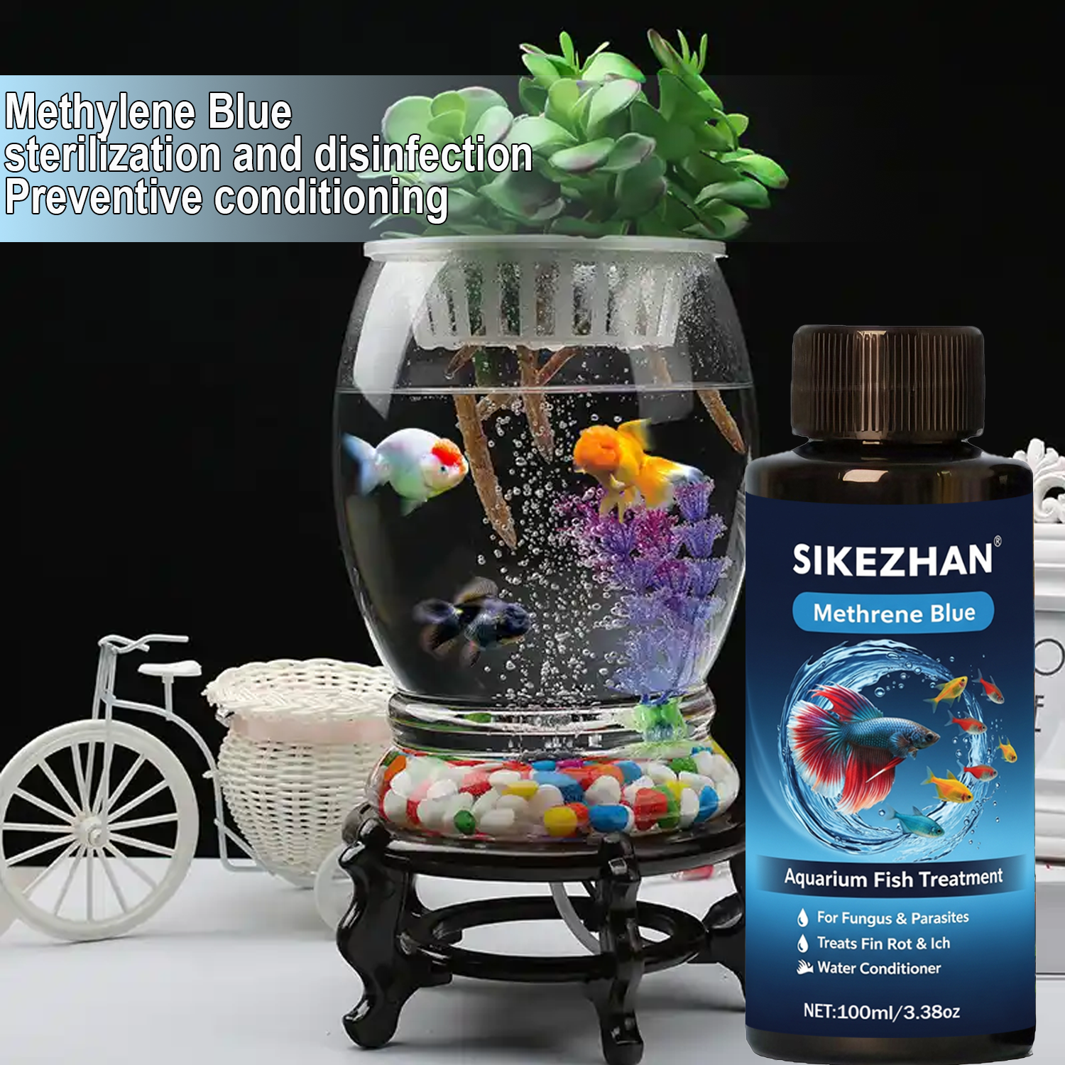 Methylene Blue Solution Aquari - Aquarium Marine Blue avaliação e preço