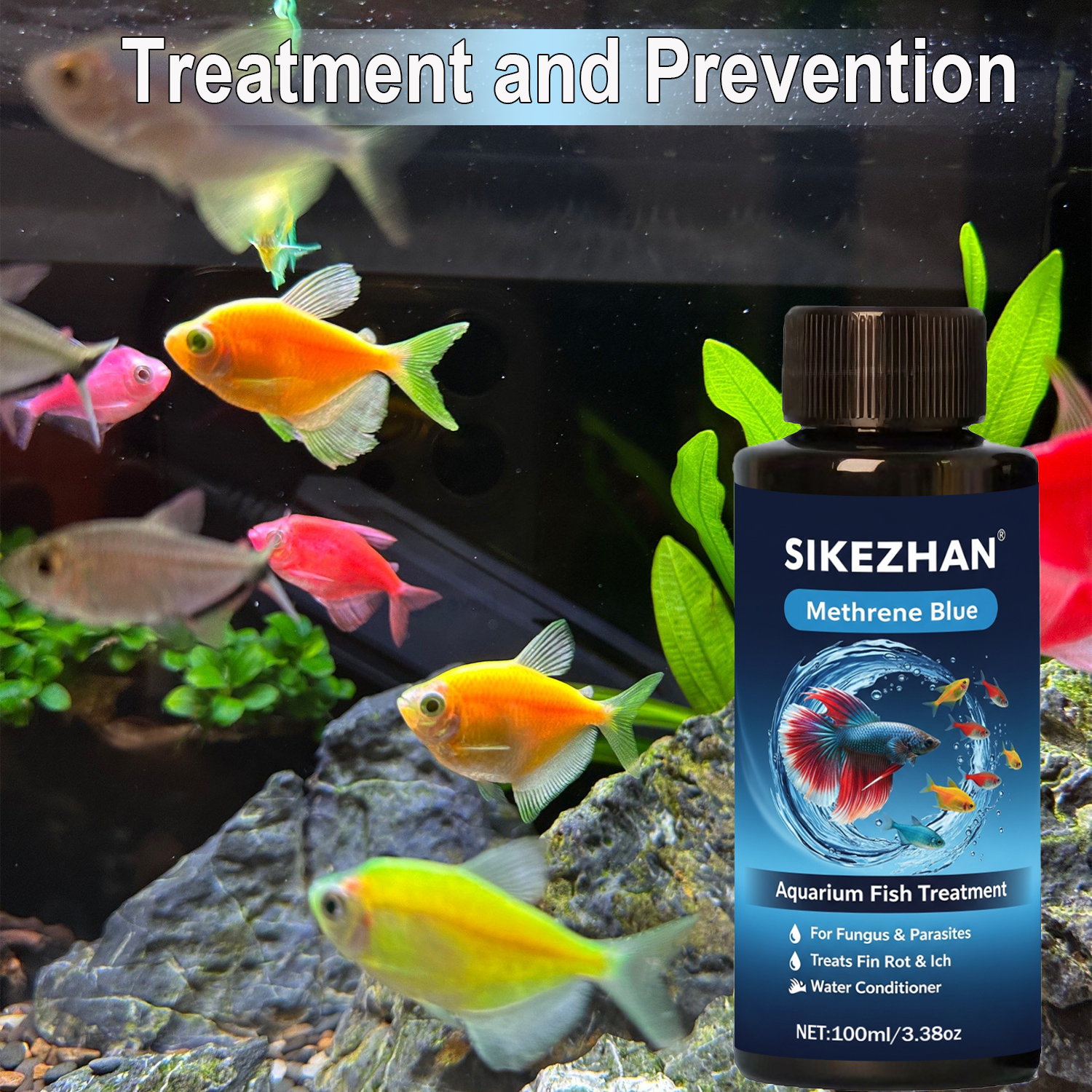 Methylene Blue Solution Aquari - Aquarium Marine Blue avaliação e preço