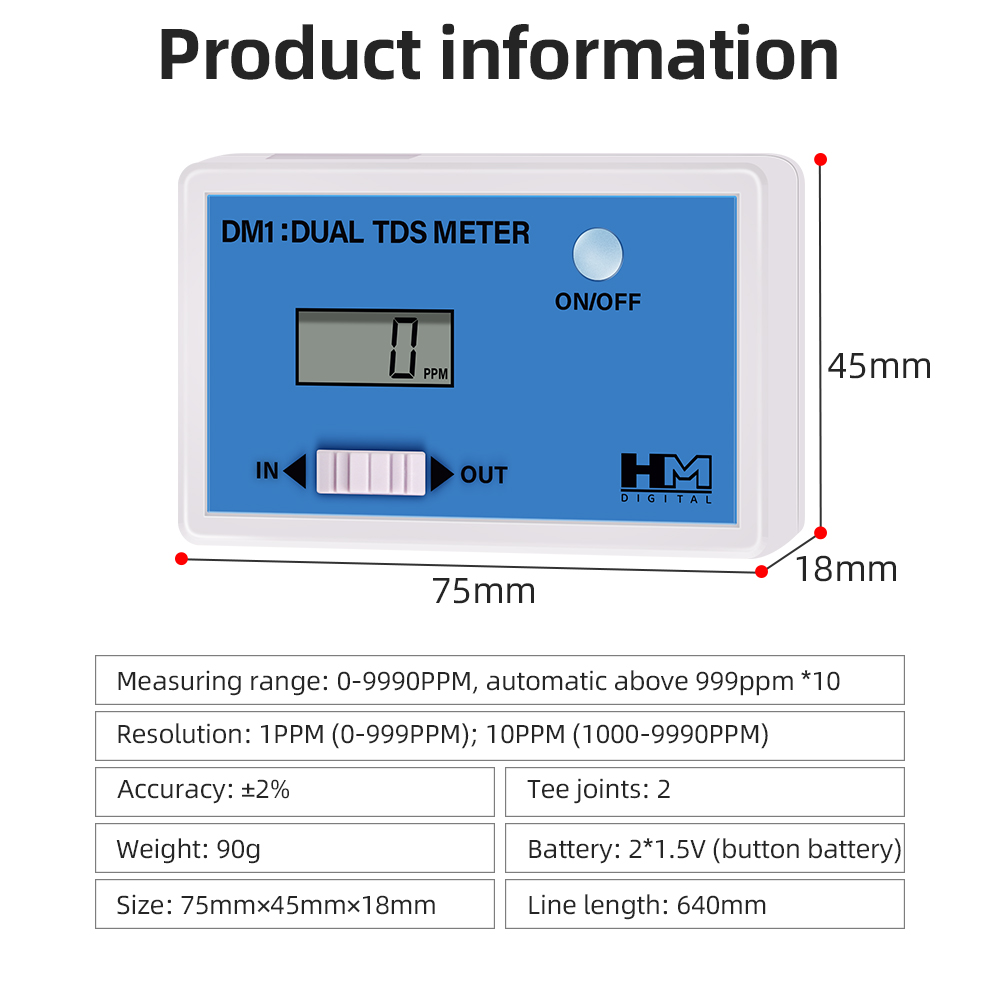 EC TDS Meter Water Quality Tes - Marine Aquarium Hydrometer avaliação e preço