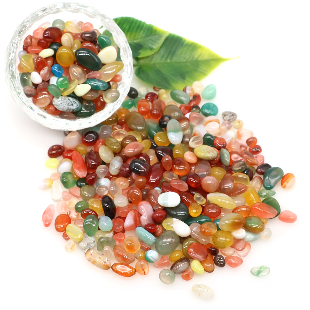 Natural Stone Tumbled Agate Gr - Aquarium Marine Plants avaliação e preço