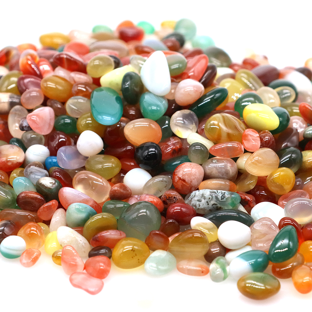 Natural Stone Tumbled Agate Gr - Aquarium Marine Plants avaliação e preço