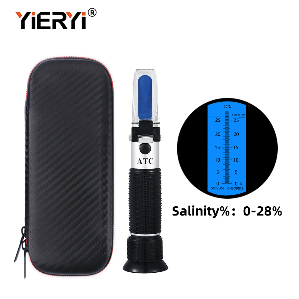 Yieryi Portable 0-28% Salinity - Marine Aquarium Refractometer avaliação e preço