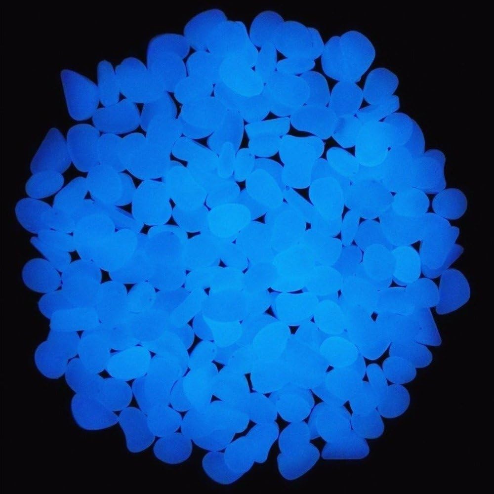 Fish Tank Rocks Glow Blue Pebb - Aquarium Marine Plants avaliação e preço