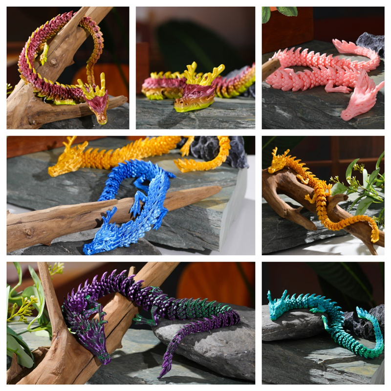 3D Printed Conjoined Dragon Or - Aquarium Marine Plants avaliação e preço