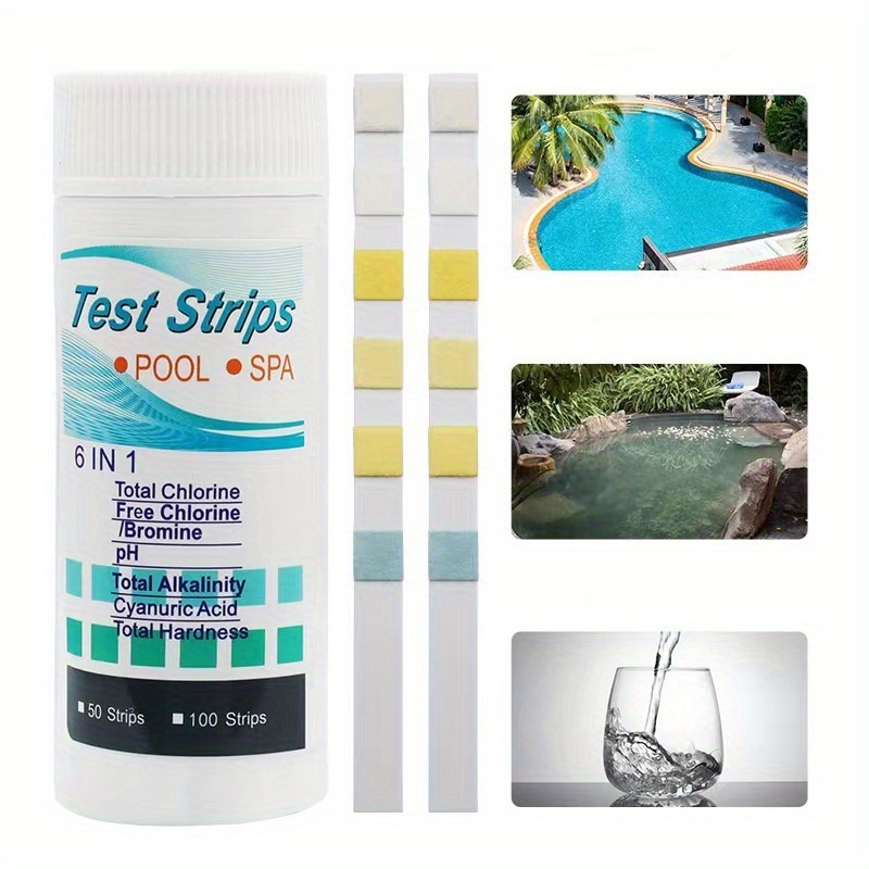 6-in-1 Pool & Spa Water Test S - Marine Aquarium Water Testing avaliação e preço