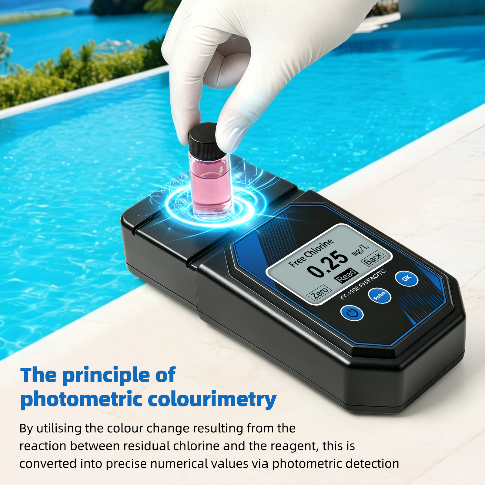 3-in-1 Digital Water Quality A - Marine Aquarium Water Testing avaliação e preço