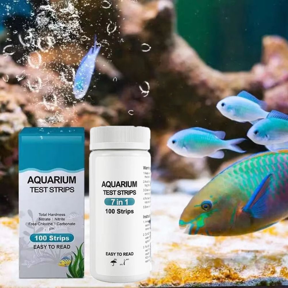 7 in 1 100Pcs Aquarium Test St - Marine Aquarium Water Testing avaliação e preço