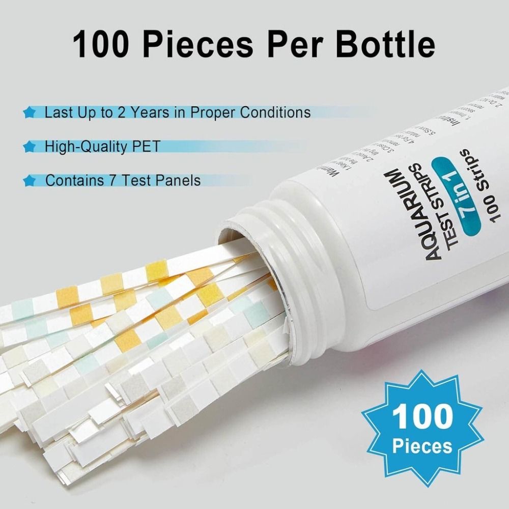 7 in 1 100Pcs Aquarium Test St - Marine Aquarium Water Testing avaliação e preço