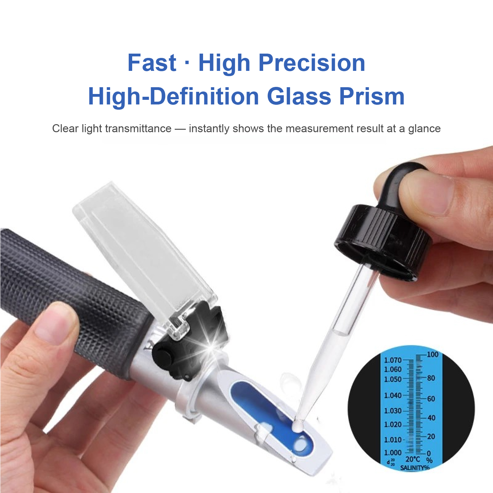 ATC Digital Salinity 0-28% 0-1 - Marine Aquarium Hydrometer avaliação e preço