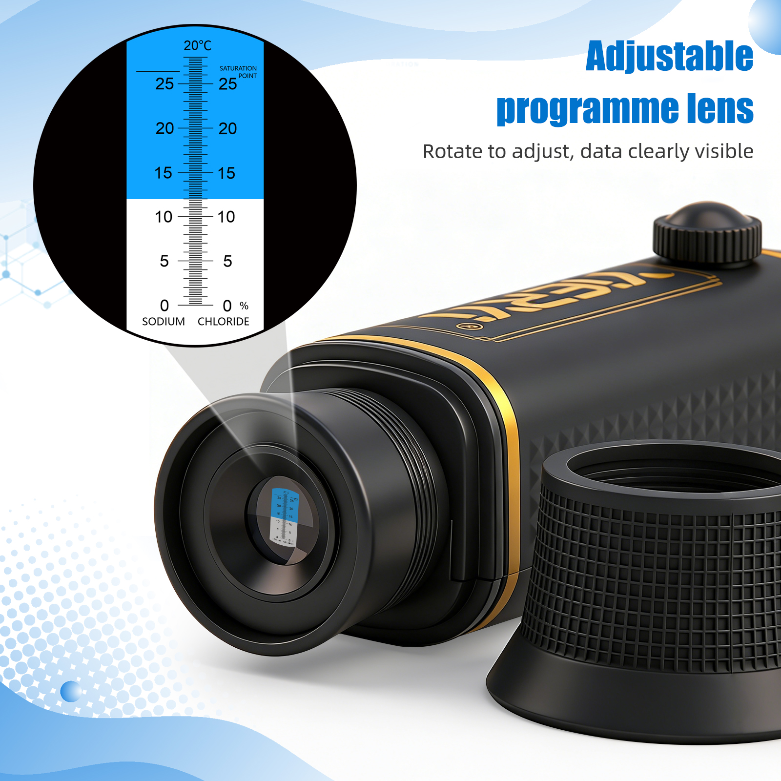 Yieryi 0-28% Salinity Refracto - Marine Aquarium Refractometer avaliação e preço