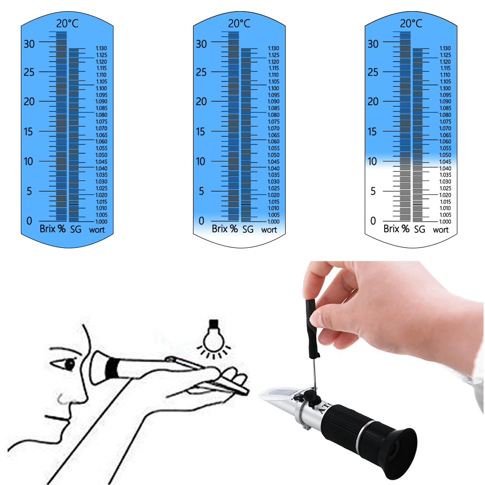 Retail Box Refractometer Beer  - Marine Aquarium Refractometer avaliação e preço