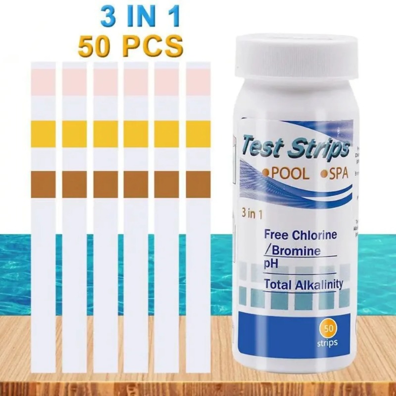 Chlorine PH Test Strips SPA Sw - Marine Aquarium Water Testing avaliação e preço