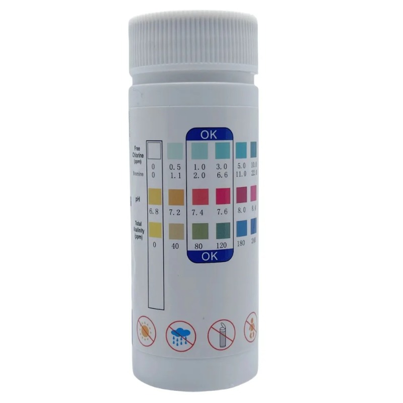 Chlorine PH Test Strips SPA Sw - Marine Aquarium Water Testing avaliação e preço