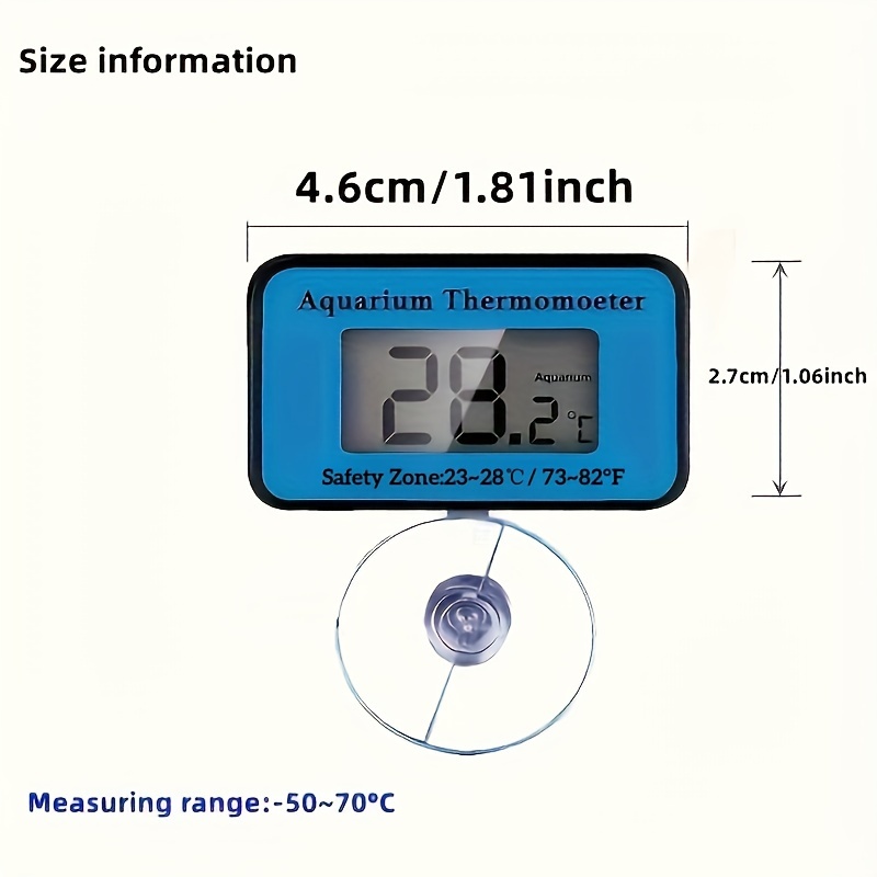 LCD Digital Aquarium Thermomet - Marine Aquarium Hydrometer avaliação e preço