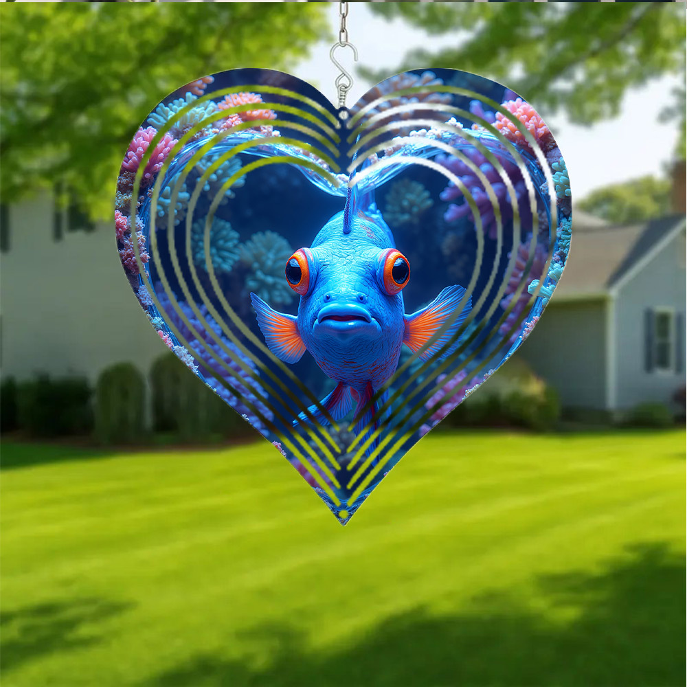 2D Flat, 1pc Bohemian Blue Man - Aquarium Marine Blue avaliação e preço