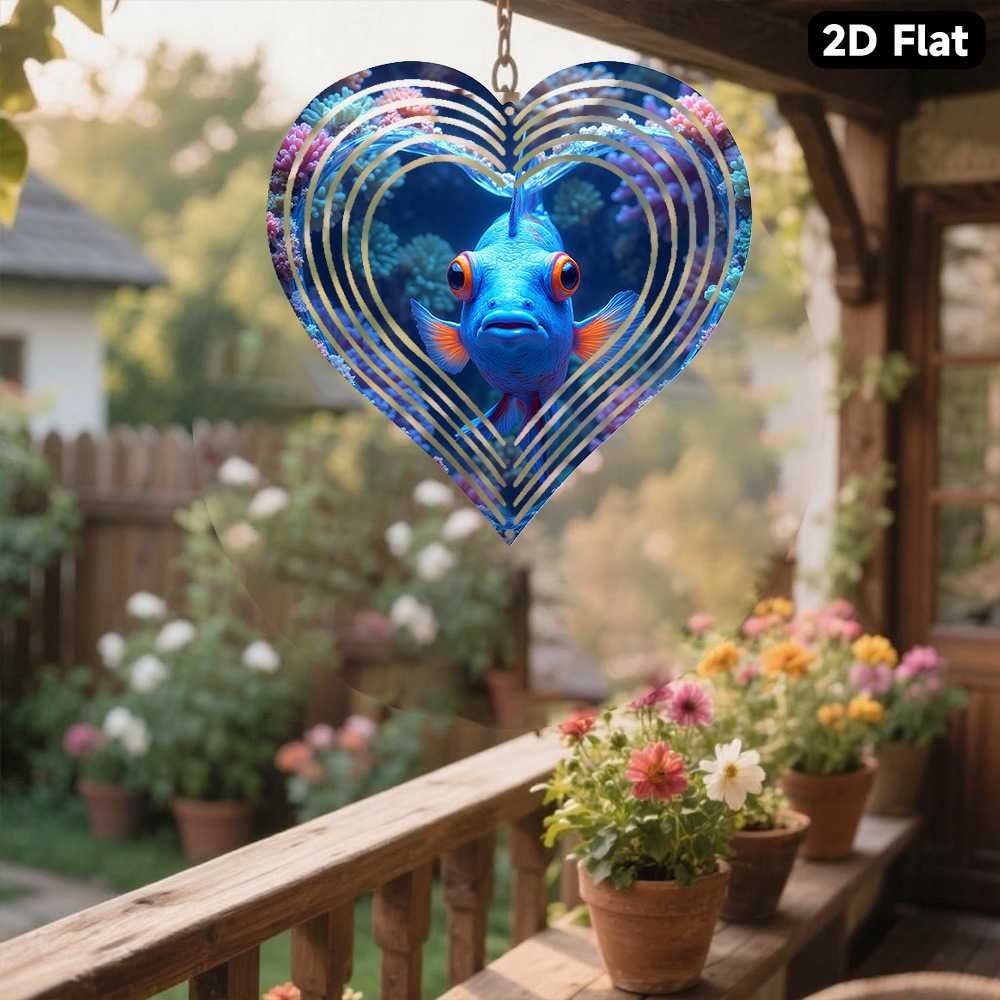 2D Flat, 1pc Bohemian Blue Man - Aquarium Marine Blue avaliação e preço
