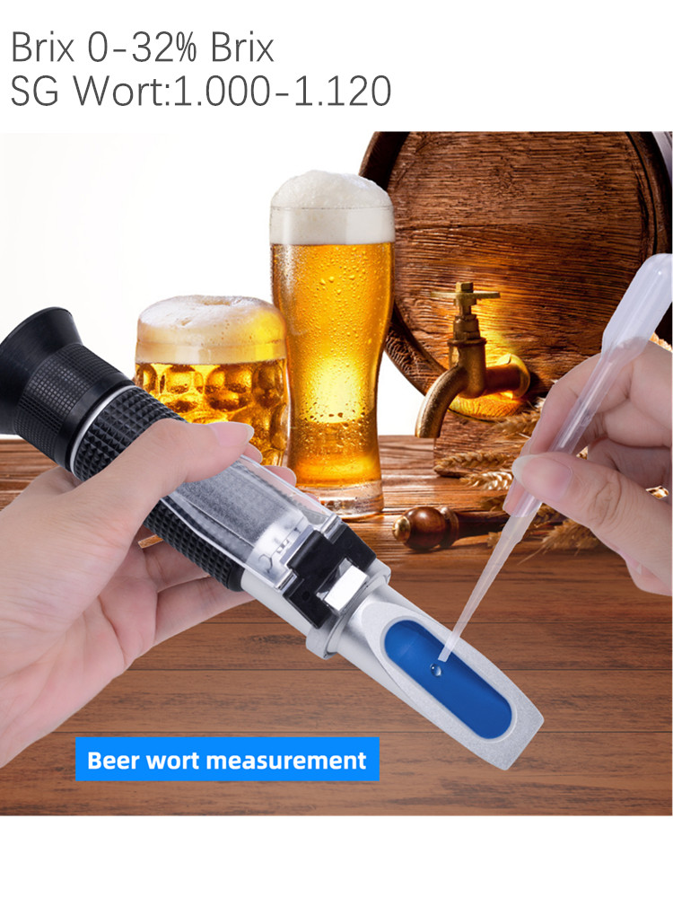 Handheld Beer Brix Refractomet - Marine Aquarium Refractometer avaliação e preço