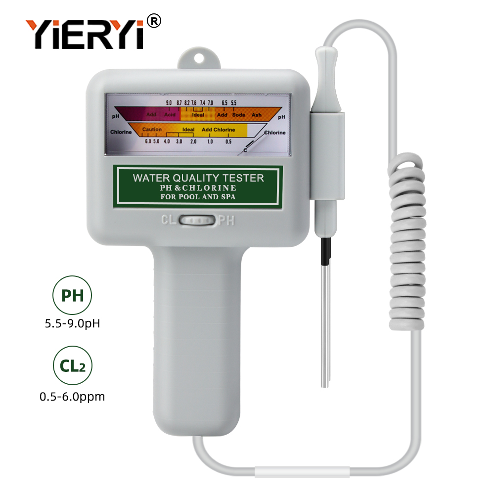 Yieryi 2 In 1 PH & CL2 Meter S - Marine Aquarium Water Testing avaliação e preço